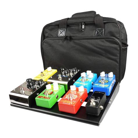 guitar pedal metal outlet box|guitar pedal board with case.